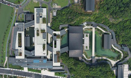 Bird's-eye view of Hangzhou branch of China's National Archives of Publications and Culture