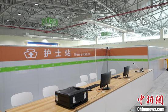 The second makeshift hospital in Sanya is delivered, August 11, 2022. (Photo provided by China Construction Third Engineering Bureau Co. Ltd)

