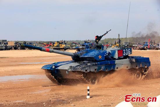 Chinese team makes debut at Tank Biathlon 2022
