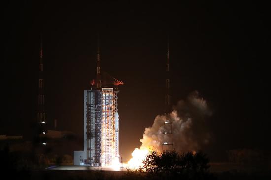 China's first solar exploration satellite makes progress: official