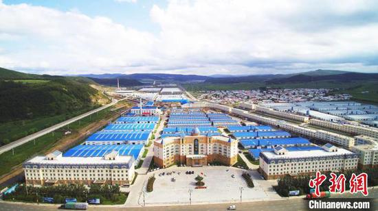 Photo shows an industrial park in the Suifenhe Border Economic Cooperation Zone. (Photo provided by Suifenhe Free Trade Zone)