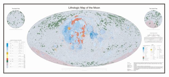 A high-resolution map of moon rocks. (Photo/Shandong University)