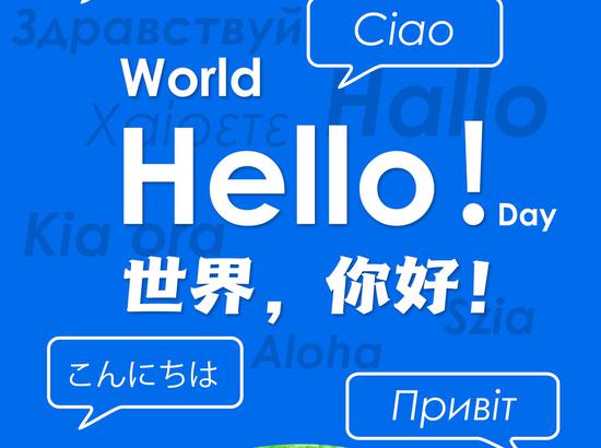 World Hello Day sends thousands of greetings around the world