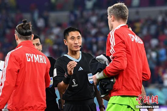 Chinese referee officiates at the FIFA World Cup 2022 after 20 years