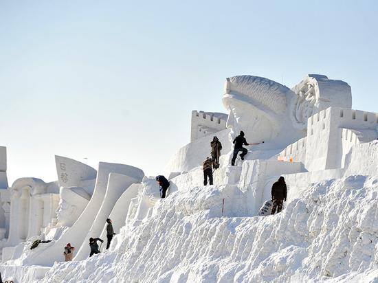 Preparation underway at Changchun Snow and Ice Grand World