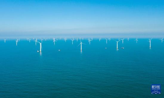 China's largest unsubsidized offshore wind power project completed