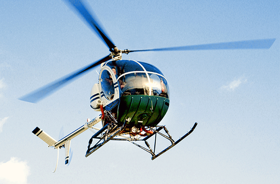 A S300 series helicopter flies in the sky. (Photo/changhe.com)