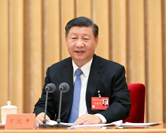 Chinese President Xi Jinping, also general secretary of the Communist Party of China Central Committee and chairman of the Central Military Commission, attends and addresses the annual central rural work conference in Beijing, capital of China. The conference was held in Beijing from Dec. 23 to 24. (Xinhua/Rao Aimin)