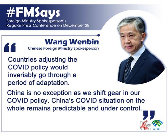 China denounces 'distorted' Western reports about China's optimized COVID-19 response