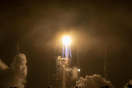 China sends three satellites into space