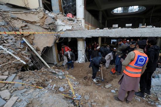 63 killed, over 157 injured in suicide blast in Pakistan's Peshawar