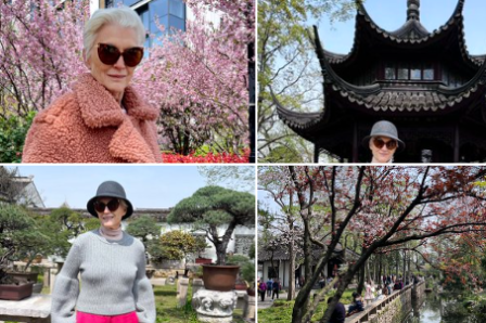 Maye Musk enjoys China's sights and hospitality