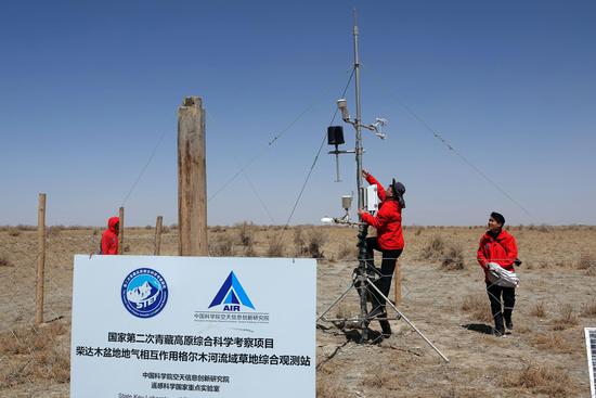 A close look at Golmud station for 2nd survey on the Qinghai-Tibet Plateau