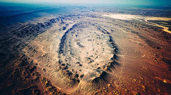 Mars-like Yardang landform in Xinjiang