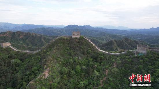 Jinshanling Great Wall after renovation in Hebei