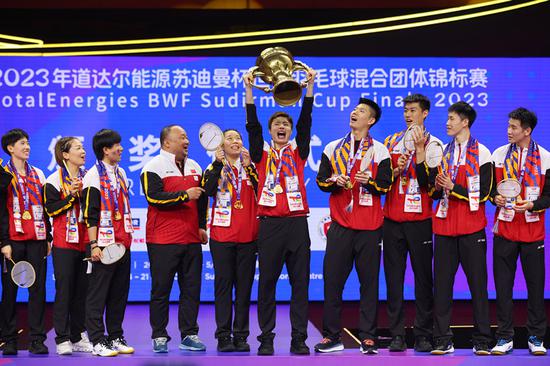 China claims 13th Sudirman Cup title
