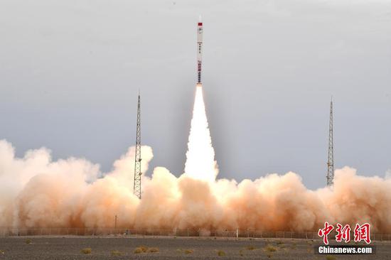 One carrier rocket sends seven satellites into space