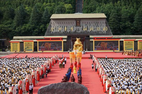 Ceremony held to honor legendary ancestor of Yandi in Shaanxi