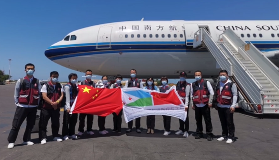 Chinese medical team aid to Djibouti.（Photo provided to China News Service）