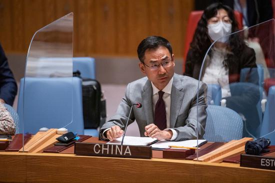 Chinese UN envoy calls for end to harm, legacy of colonialism