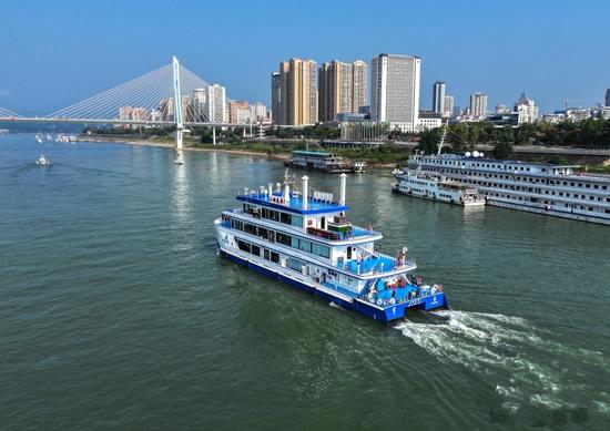 China's first hydrogen-powered ship completes maiden voyage