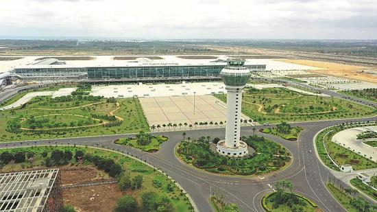 The Dr Antonio Agostinho Neto International Airport in Luanda, Angola. (PHOTO/CHINA DAILY)