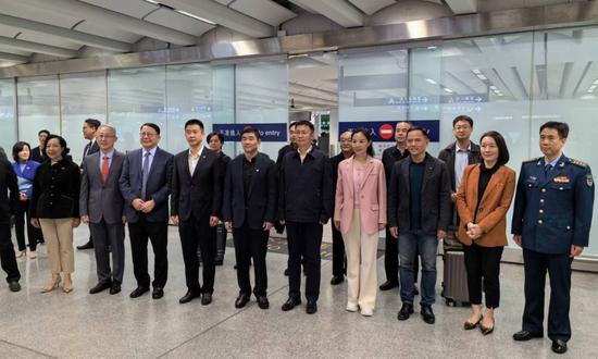 A delegation of China’s manned space engineering project pays a six-day visit to Hong Kong and Macao special administrative regions from November 28 through December 3, 2023. (Photo/CCTV)