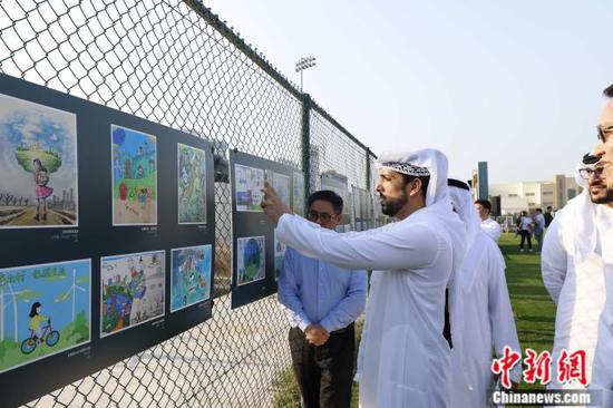 UAE royal family member commends China-UAE Youth Football Match and Climate Action Comic Exhibition