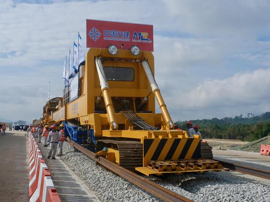 Tracks laid for Malaysia's mega rail project