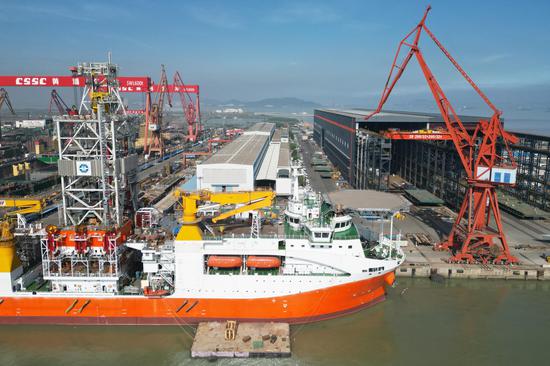 China's first ultra-deepwater drilling ship starts trial run