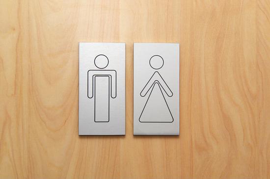 Obscure restroom signage sparks discussion online