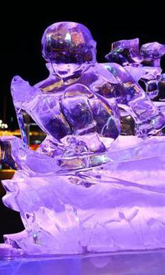 Ice sculptures, lanterns add color to 14th National Winter Games