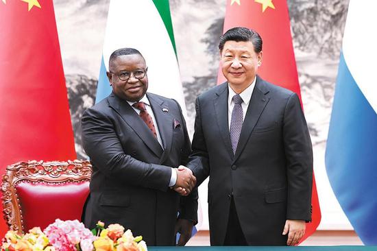 China, Sierra Leone vow to cement ties