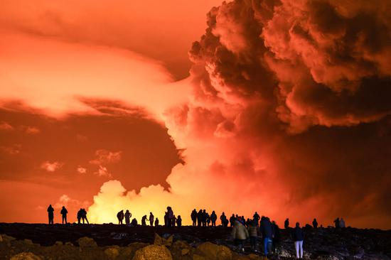 冰岛火山三个月内第四次爆发
