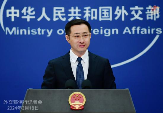 Foreign Ministry spokesperson Lin Jian.(Photo/fmprc.gov.cn)