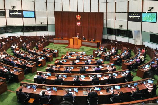 香港特别行政区立法会一致通过国家安全法案