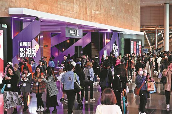 The 28th Hong Kong International Film and TV Market (Filmart) in March has attracted more than 750 exhibitors from more than 25 countries and regions. (Photo provided to China Daily)