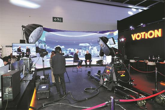 Filmart features a virtual production studio for the first time, showcasing the latest production techniques and real-time content generation on-site in March. (Photo provided to China Daily)