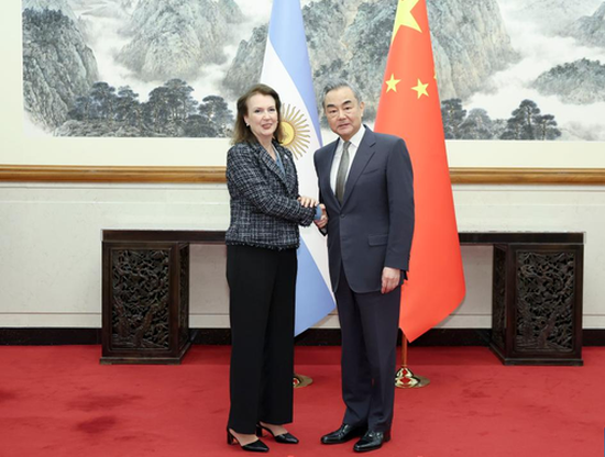 Wang: China ready to boost ties with Argentina
