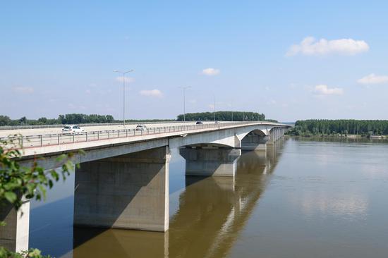 Zemun-Borca Bridge in Serbia showcases friendship between two countries