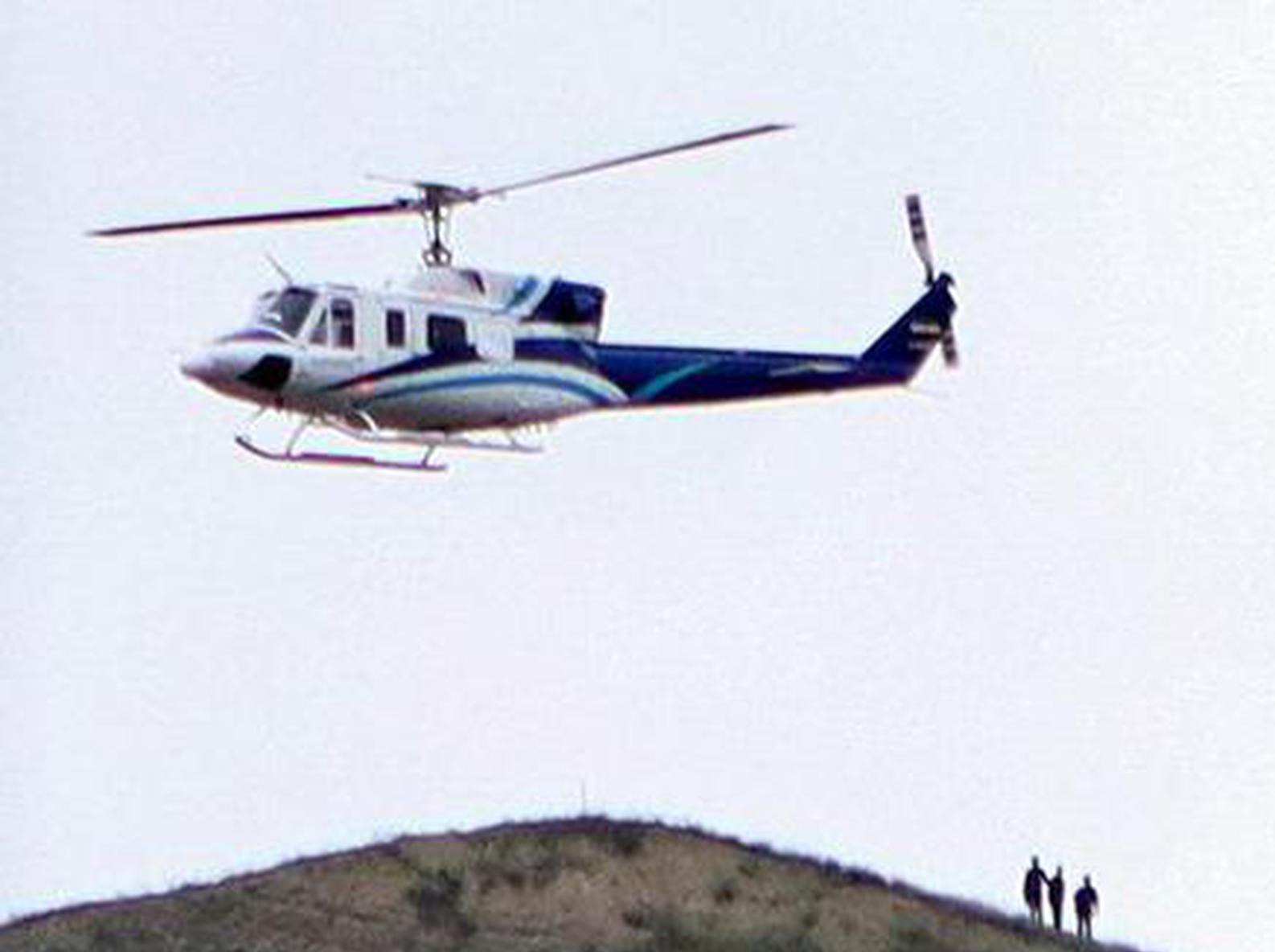 Iran state TV: 'no sign' of life in president's helicopter