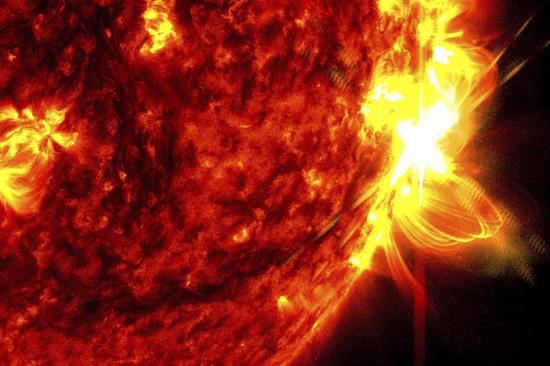 Geometric storms expected as sun releases solar flare