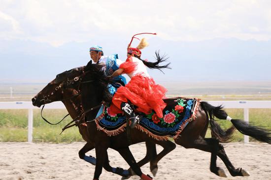 Equestrian events of China's 12th Ethnic Games kicks off