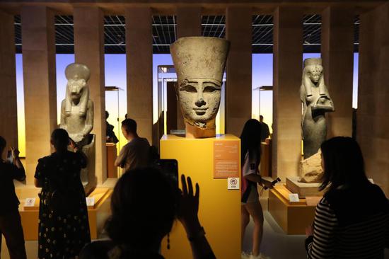 788 ancient Egypt artifacts shine at grand exhibition