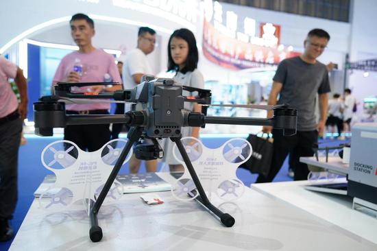 Drones showcased at 8th China-South Asia Expo