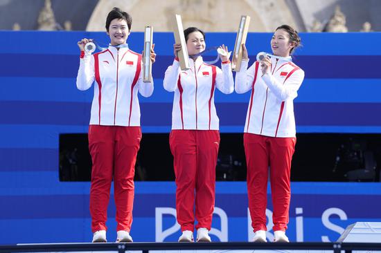 Paris 2024 | Team China wins silver in women's archery