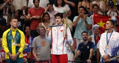 Paris 2024 | China's Pan breaks world record to win men's 100m freestyle gold