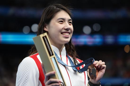 Paris 2024 | Zhang Yufei of China wins bronze in women's 200m butterfly