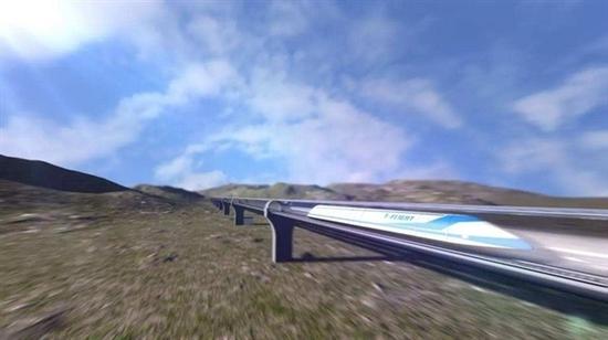 China's 1,000-km/h 'high-speed flying train' full-sized test line passes acceptance