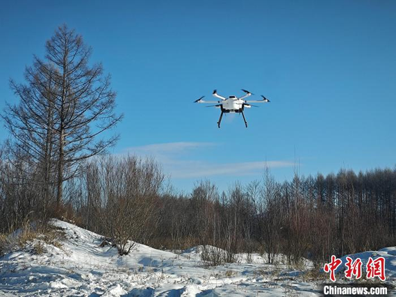 The “Tianmushan No. 1” drone test-in-process. (Photo: courtesy of the Tainmushan Laboratory)